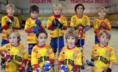 Primera ensopegada de la lliga de l'equip d'escola de P5