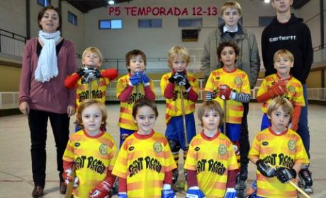 ESCOLA P5: Empat a la dificil pista del CP Monjos