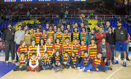 Sortida de Bàsquet al Palau Blaugrana