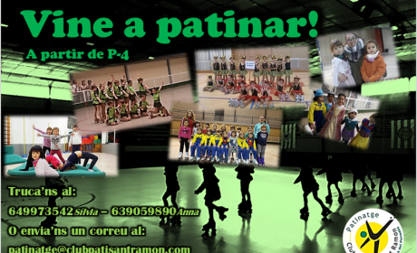 Els més petits també patinen... 