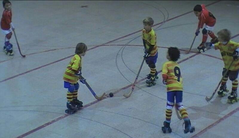 L'equip d'escola de P5 de hoquei segueix donant alegries