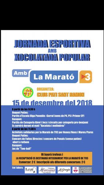 Club Pati Sant Ramon amb La Marató