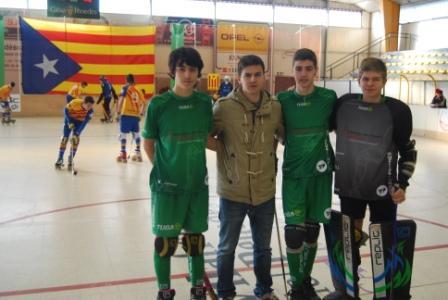 3 jugadors del Club i el seu entrenador seleccionats per jugar amb la Selecció de la Veguería Penedès